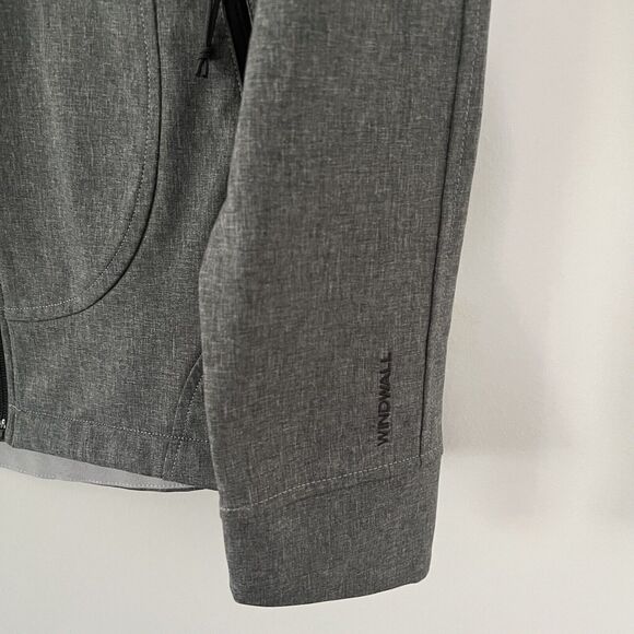 The North Face APEX Bionic Windwall Heather Gray Jacket Sz X-Small- EUC - Picture 13 of 15